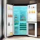 Cecotec Frigorífico 3 puertas Bolero CoolMarket TDW 548 Black Glass E, Clase E, 548 L, Diseño T Door, Compresor Inverter Plus, Total No Frost, Metal Cooling, Multi AirFlow, Fast Cooling & Freezing - 7