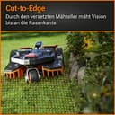 WORX Landroid Vision M600 Mähroboter WR206E - für Gärten bis 600qm - mit WLAN & Bluetooth - Mähroboter ohne Begrenzungskabel - aktive Hindernisvermeidung - APP Steuerung - Multizonen Management - 8