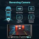 Alondy Autoradio 2 DIN con schermo da 6,8", compatibile con Wireless Apple CarPlay/Android Auto Bluetooth Type-C USB 2.1A ricarica rapida telecamera posteriore AM/FM/RDS radio DSP - 6