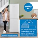Bosch Home & Kitchen Appliances Bosch KGN34NWEAG Serie 2 Freestanding Fridge Freezer, No Frost, 297L capacity, 60cm wide, White - 15