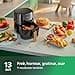 Philips Airfryer Serie 5000 L con WIFI, 4,1L (0,8Kg), Freidora de aire con función 13 en 1, 90% menos de grasa con Tecnología Rapid Air, Pantalla Digital con 7 preajustes, HomeID app (HD9255/80) - 3