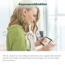 LeapFrog LF815HD Smart Video Baby Monitor with 5 Inch HD Colour Display, WiFi, Temperature/Humidity Sensor, Wide Angle Lens, Coloured Night Light, 8X Zoom, App Function, Wall Mounting, White - 10