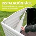 Ferplast Kit de 6 Paneles Aislantes para Caseta Perro DOGVILLA 110, Aislamiento Térmico, Fácil Instalación, 94 x 67 x h 8 cm - 3