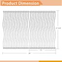 Zemibi S8C011 Griglia di Cottura in Acciaio Inox di Ricambio per Modelli Napoleon Prestige PRO 500, Lex 485, aste Solide, Griglie per griglia, 44 x 68 cm, Confezione da 2 - 2