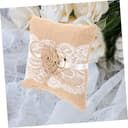 Toyvian Cuscino per Cerimonie di Matrimonio e Fidanzamento Lino Khaki con Design e Leggero Protegge Grazia le Tue Stili multipli Stili multipli - 5