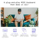 Arturia MiniLab 3 Champagne — 25 Key USB MIDI Keyboard Controller With 8 Multi-Color Drum Pads, 8 Knobs and Music Production Software Included - 5