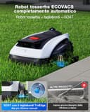 ECOVACS Goat O1200 LiDAR PRO Robot Tosaerba senza Cavo Perimetrale, 1200 m², Navigazione Dual-LiDAR a 360°, Mappatura Automatica, Evita Ostacoli IA 3D, Taglio Bordi TruEdge - 2
