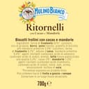 Mulino Bianco Biscotti Frollini Ritornelli con Cacao e Mandorle, Senza Olio di Palma, Colazione Ricca di Gusto, 700 g - 3