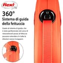 Guinzaglio Flexi Xtreme M, 5 m, cinghia, fino a 35 kg - 4