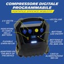 MICHELIN Compressore gonfiatore senza filo ricaricabile digitale portatile 6,9bar 100psi - 2