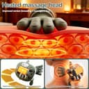 4D NackenmassagegeräT Kabellos, Elektrisches Shiatsu Massagegerät mit Wärme, 3 Massagegrade & 2 Temperaturstufen, Lindert Muskelverspannungen und Ermüdung, für Zuhause, BüRo, Reisen - 5