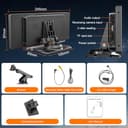 Senza Fili Autoradio, Wireless A-pple Carplay&Android Auto Portatile, 10.26 Pollici Stereo Auto HD Touch Screen, Car Radio with Mirror Link, GPS Navi, Bluetooth, FM, Siri, AUX, Airplay, Voice Control - 7