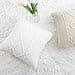 Mandioo Cotton Knitted Beige Decorative Lumbar Throw Cushion Covers Soft Cosy Cushion Cover Luxury Modern Decorative Couch Cushion Cover for Sofa Couch Living Room 30 x 50 cm - 6