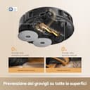 DREAME L50s Pro Ultra Robot Aspirapolvere e Lavapavimenti, Autosvuotamento per 100 Giorni e Autopulizia ad Alta Temperatura, Aspirazione da 30.000 Pa, Pulizia di Bordi e Angoli, Spazzola Antigroviglio - 4