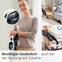 Bosch Akku-Staubsauger Unlimited 10 BTS1042WAC, Testsieger, kabellos, MicroClean Technology, TFT Display, HEPA-Filtersystem, 10 Jahre Motorgarantie, 2x 4 Ah Akku, LED-Licht, Schnellladegerät, weiß - 9
