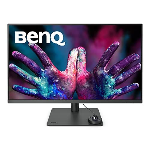 BenQ PD3205U 32 Zoll 4K Monitor für Grafiker, IPS, AQCOLOR-Technologie, 99 % sRGB, 99 % Rec. 709, Delta E ≤ 3, Werkseitig Kalibriert, Uniformity, 90W USB-C, HDMI, DP, KVM, Kompatibel mit MacBook