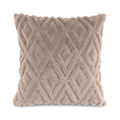 Quantum Interior by Maxland Boho Decorative Cushion with Filling in Vintage Look, Sofa Cushion Boho Style, Extra Soft Reversible Cushion for Sofa, Bed, Office, Cushion in Natural Tones Approx. 45 x 45