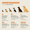 CADOCA® Hundebox faltbar Transportbox XXXL 101x70x70cm robust atmungsaktiv Transporttasche Auto Rückbank Haustiertransportbox Hundetragetasche Anthrazit - 2