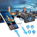 [Apple MFi Certified] USB C SD Card Reader, SD Card Reader Adapter with Dual Slots for iPhone 17 16 15 Pro Max iPad MacBook, USB Type C High-Speed Trail Camera Viewer Memory Card Reader, Plug and Play - 2