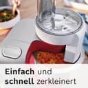 Bosch Planetaria Robot da Cucina MUM5, Ciotola in Acciaio da 3.9 L, 7 Velocità, 1000 W, Rosso - 6