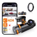 VANTRUE N5S Dashcam & Zirkularer Polarisationsfilter, 4 Kanal STARVIS 2 Dashcam 2.7K+1080P+1080P+1440P Vorne Innen Hinten, HDR+WDR Auto Kamera mit 5GHz WLAN GPS, DSGVO Datenschutz Dash Cam - 1