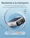 Baseus Security S1 Lite [2-CAM] Camara Vigilancia WiFi Exterior Solar IP67, Camara IP Seguridad Bateria 2K 135°, Visión Nocturna a Color, Sin Cargos, Detección Humana, Compatible con Alexa y Google - 3