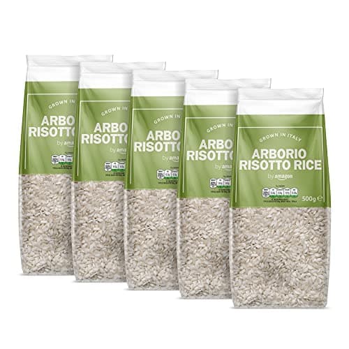 by Amazon Arborio Risotto Rice, 5 packs of 500g, Vegan