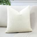 Artscope 1er Set Boucle-Kissenbezügen Einfarbig Wurfkissenbezug Moderne Dekokissen Kissenhülle Set Kissen Fall für Sofa Auto Schlafzimmer Zuhause Dekor 40x40cm, Creme Beige - 2