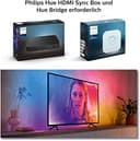 Philips Hue White & Color Ambiance Gradient Lightstrip (55 Zoll), dimmbarer LED Streifen für den Fernseher mit 16 Mio. Farben und Farbverläufen, smarte Heimkino TV Hintergrundbeleuchtung, schwarz - 9