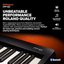 Roland FP-10 – Piano digital de 88 notas compacto con sonidos de SuperNATURAL Piano y teclado con sensaciones acústicas auténticas | Ideal para tocar en casa, estudiar y aprender técnicas correctas - 2