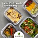 Mamatura Cuencos de aluminio pequeños [parrillas de gas Napoleon] 25 bandejas de goteo de aluminio Napoleon, bandejas para recoger la grasa, tazas de gas, accesorios para barbacoa de Napoleon, - 3