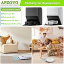 APZOVO Kit de Accesorios de Repuesto para Roborock S8 S8 Plus S8+ S8 Pro Ultra, 4 Filtro, 4 Paño, 6 Cepillo Laterale, 2 Cepillo Principal, Accesorios Recambio para Roborock S8 S8 Plus S8+ S8 Pro Ultra - 2