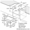 Bosch - Horno Compacto, 60 cm, Serie 8, Electrónica TFT TouchControl, AirFry, Función Assist, Home Connect, Pirólisis, Negro, CBG7741B1 - 11