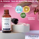 60ml. Bio Sérum Facial con Triple Ácido Hialurónico Puro, Agentes Antiarrugas, Antiojeras, Antiedad. Serum Vitamina C Para la Cara,Hidratante,Orgánico,Vegano. También Ideal Como Crema Contorno de Ojos - 3
