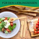 greenli® Einwegbesteck Set - 200 Holzgabeln und Holzmesser - Nachhaltiges Einweggeschirr Set aus Holz - 5