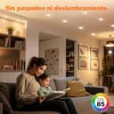 DUSKTEC Downlight LED Empotrable Inteligente Alexa, Foco Empotrables Techo Redondo Blanco, 2700K-6000K Regulables, Smart Ojos de Buey de LED Bluetooth para Baño Salón Cocina, Controladas por APP - 7