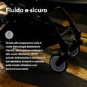 Passeggino Stokke YOYO3 da 6 mesi - Include telaio bianco/cuscino seduta Olive + Capottina - Si ripiega e si apre in un lampo - Leggero e compatto - Compatibile con il bagaglio a mano - 5