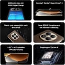 XIAOMI Redmi Note 15 Pro+ 5G Smartphone 12+512 GB– 6500-mAh-Akku, IP66/IP68 Staub- und Wasserschutz, Neue 200-MP-Kamera, 6,83" AMOLED-Display, Schwarz, Included Earphone - 2