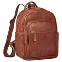 STILORD "Dolores Zaino Donna Pelle Piccolo 13 Pollici – Zainetto Elegante Vera Pelle Vintage Daypack Zaino Antifurto Cuoio Autentico per Viaggio e Quotidiano Colore:maraska - marrone - 1