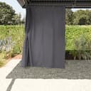 TOOLPORT Gazebo da Giardino 3x3 m Tetto Hardtop in Acciaio con Teli Laterali e Zanzariere in Grigio - 7