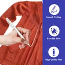 4 + 20 Rotuladores de Tela Borrables, Rotuladores Borrables Costura por Calor, 4 Colores con 20 Recambios, Bolígrafos Ideales para Costura Quilting Sastres Marcadores de Tela Versátiles para Proyectos - 4