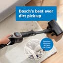 Bosch Unlimited 10 BBS1041GGB Cordless Vacuum Cleaner with 80-Minute Runtime and Innovative MicroClean Technology Including Sensor and TFT Display, Greige - 6