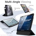 JETech Funda Magnética Desmontable para iPad Pro 13 Pulgadas M5/M4 (2025/2024) con Porta para Pencil, Carcasa Clara Giratorio Extraíble, Soporte para Retrato/Paisaje (Negro) - 3