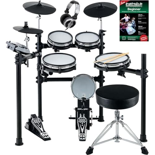 XDrum DD-530 Mesh Heads E-Drum set con taburet y auriculares