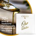 Cirulli Olio Extravergine di Oliva 100% Italiano - 5L Bag in Box con Rubinetto Laterale - Olio EVO Premium - Olio Extravergine dalle Radici Antiche - Raccolto Precoce - Ricco di Polifenoli - 3