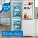 Bosch Home & Kitchen Appliances Bosch KGN34NWEAG Serie 2 Freestanding Fridge Freezer, No Frost, 297L capacity, 60cm wide, White - 11