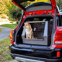 Ferplast ATLAS CAR 80 SCENIC SE Trasportino per Cani da Auto con Doppia Finestra, Portaoggetti, Maniglie, Doppia Apertura Scorrevole con Chiusura Sicura, Max 20 kg, 82 x 51 x h 61 cm - 9