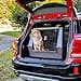 Ferplast Atlas CAR 80 Scenic Dog Crate Extra Ventilation Storage Compartment Double Sliding Opening with Safety Hook Drip Mat L 82 x W 51 x H 61 cm - Max 20 kg - 2