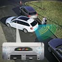 Supporto per Parcheggio Senza Fili, Supporto per la Retromarcia con 4 Sensori di Parcheggio PDC Posteriori, Kit di Rilevamento Della Distanza con Display LED Senza Fili per Auto, SUV, Furgoni, Camper - 2