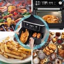 2Pcs Airfryer Zubehör für Ninja Foodi Max Dual Zone AF400EU AF300EU 9.5L, Silikonform Zubehör für Double Stack XL SL400EU Heißluftfritteuse, Airfryer Silikonform Silikoneinsatz Air Fryer Accessories - 7